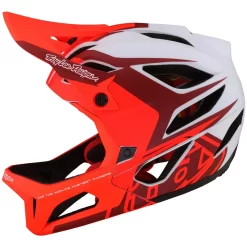 Troy Lee Designs Stage MIPS Full Face Helmet In Valance Red