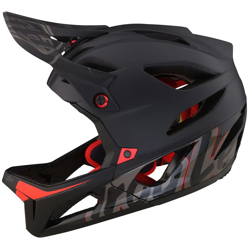 Troy Lee Designs Stage MIPS Full Face Helmet In Signature Black - Image 2