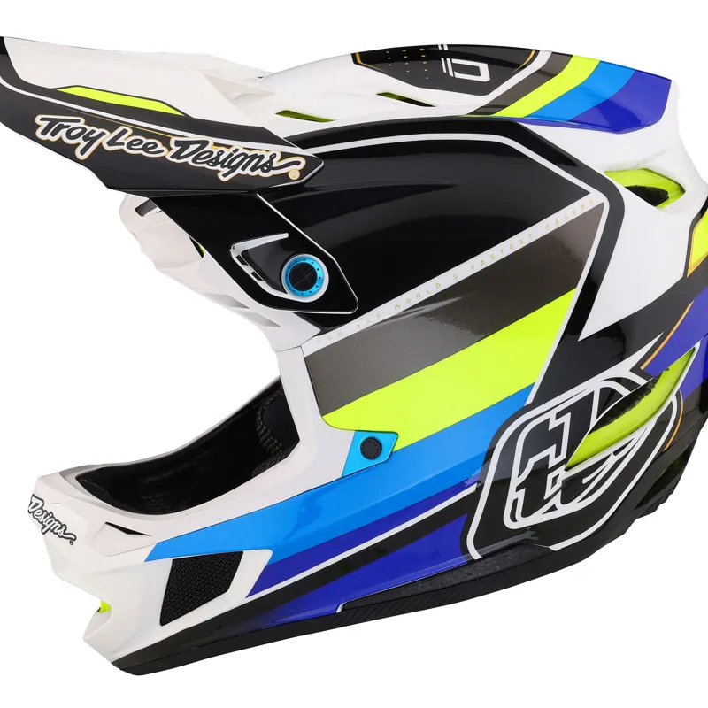 Troy Lee Designs D4 Composite MIPS Full Face Helmet In Reverb White