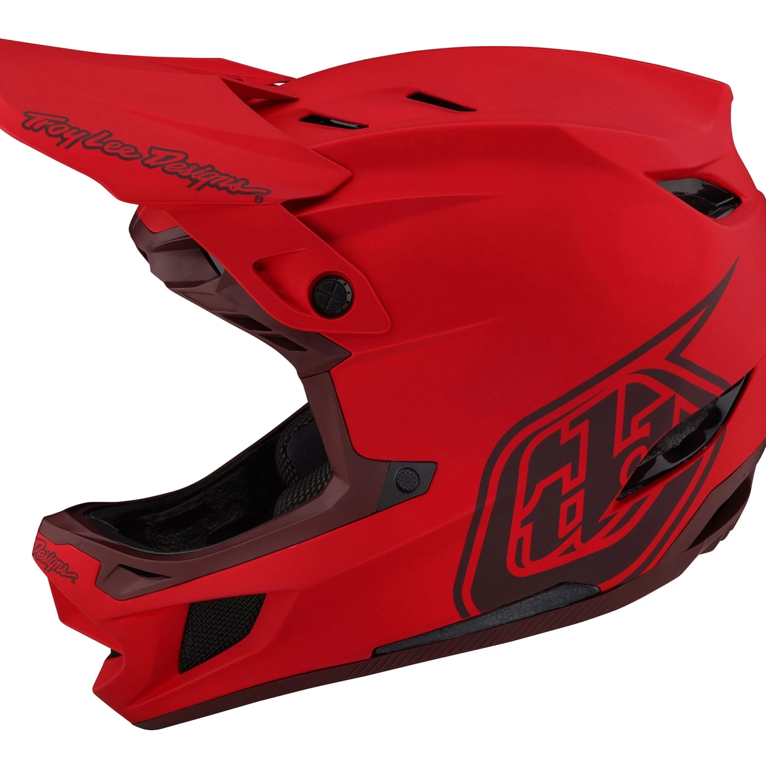 Troy Lee Designs D4 Composite MIPS Full Face Helmet Matrix Camo White - Image 2