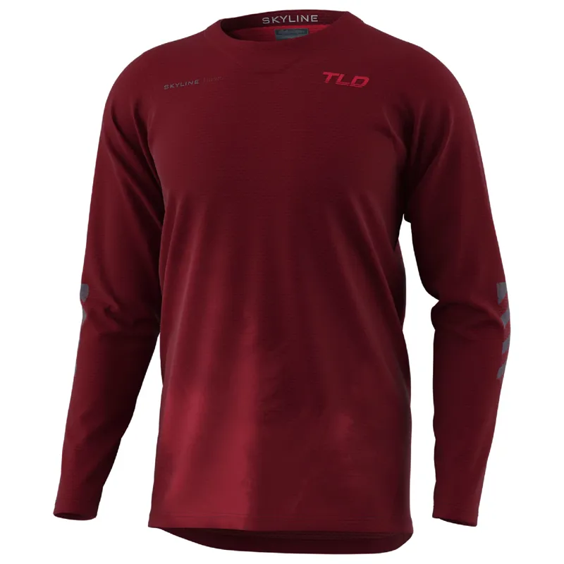 Troy Lee Designs Skyline Air Long Sleeve Jersey In Wine