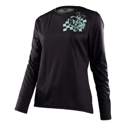 Troy Lee Designs Lilium Long Sleeve Women's Jersey In Micayla Gatto Black